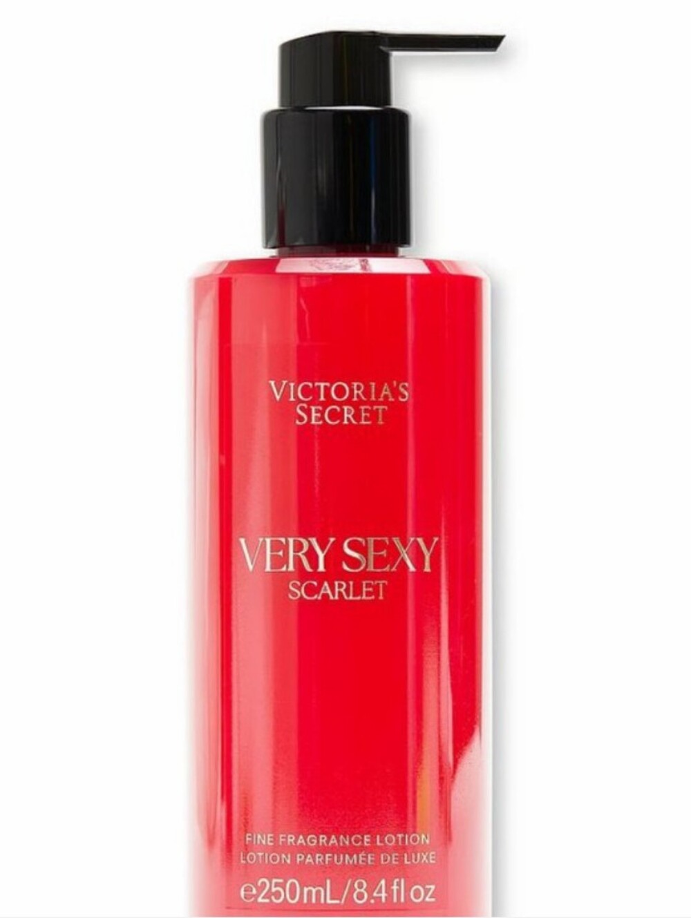 Victoria's Secret Very Sexy Scarlet Lotion - Red with Black Cap